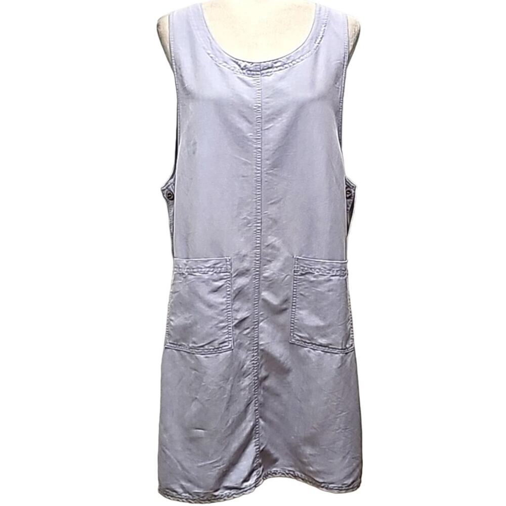 INfocus Womens Violet Sleeveless Knee Length 2 Pocket Jumper Dress Size XL